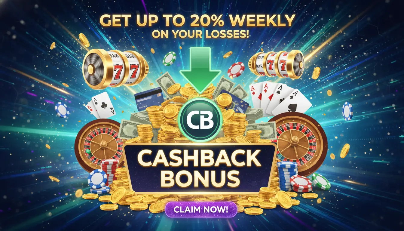 Cashback bonus hos Gioo casino